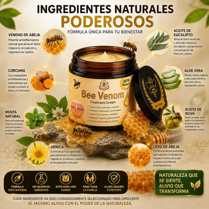 Bee Venom - Crema de abejas para aliviar el dolor articular